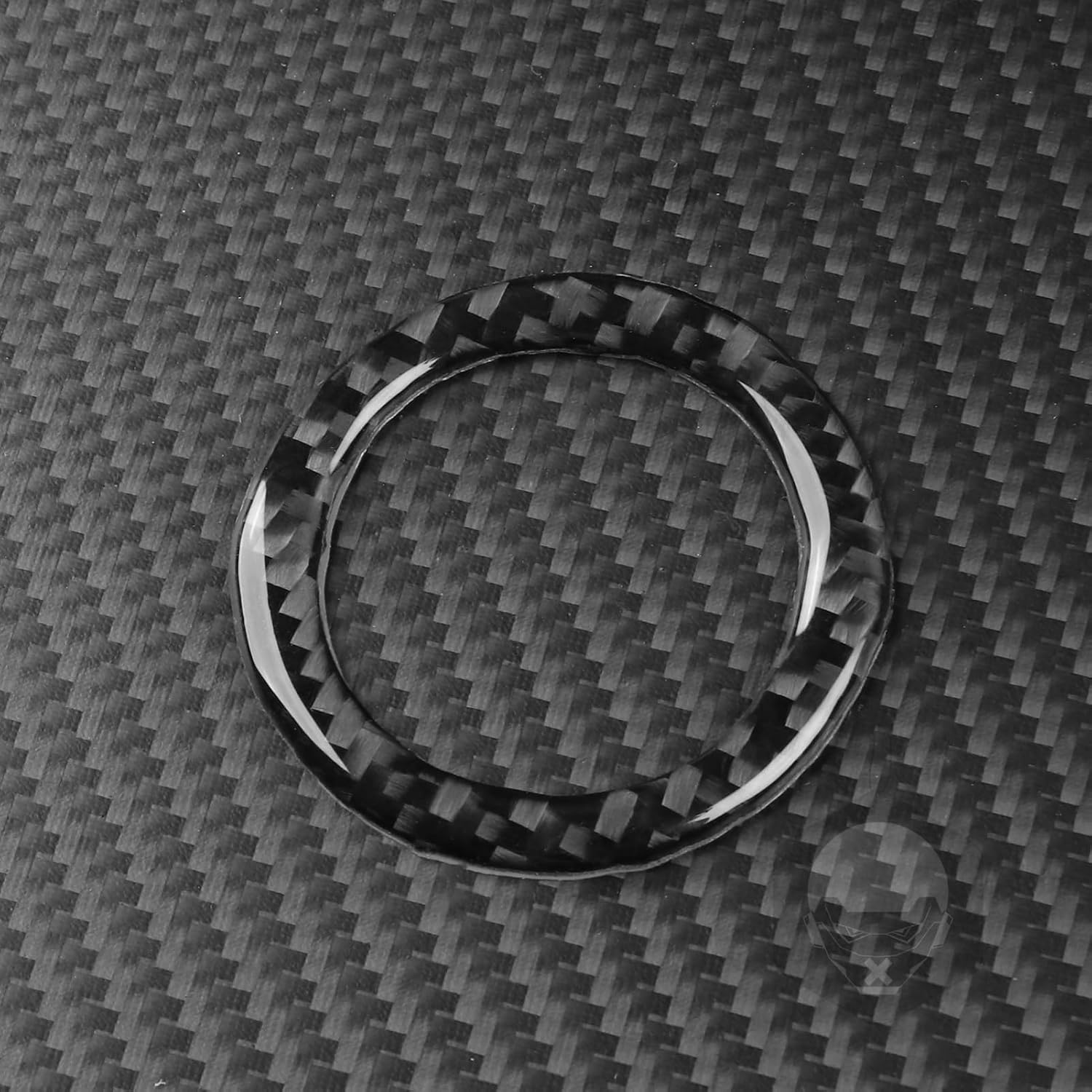 Real Premium 3K Carbon Fiber Engines Starter Key Switch Trim Cover Decoration Compatible with Dodge Journey 2011 2012 2013 2014 2015 2016 2017 2018 2019 2020 Interior Accessories