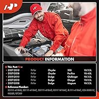 Vista 2 de A-Premium Compresor de A/C con embrague compatible con Chrysler 300 2007-2010, Dodge Charger Challenger 2009-2010, Magnum 2007-2008, 3.5L 4.0L