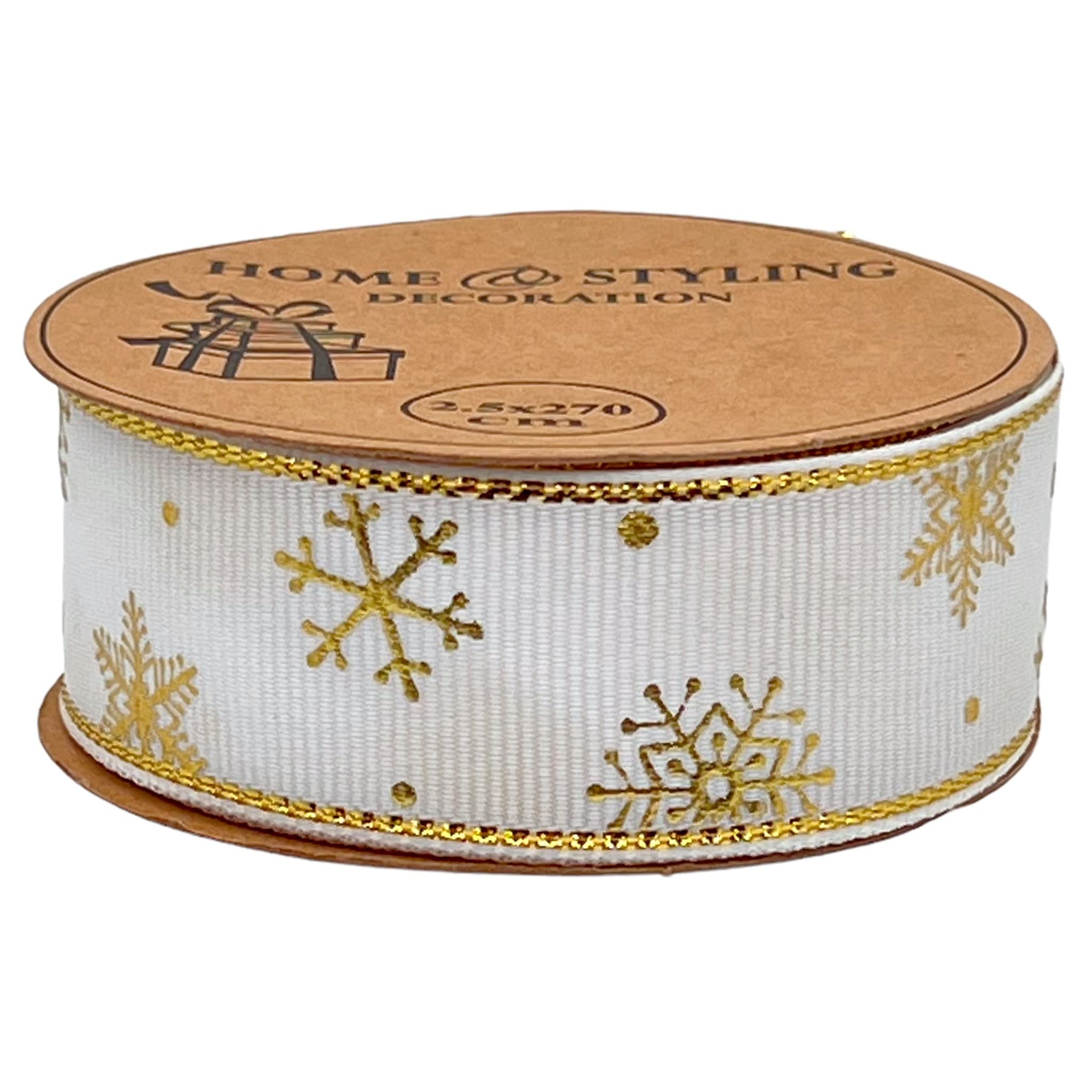 Lot de 15 rubans cadeaux de Noël en tissu, ruban d'emballage en satin de polyester pour décoration, emballage cadeau, bricolage, ruban cadeau de Noël 15 x 270 cm (total 40,5 m)