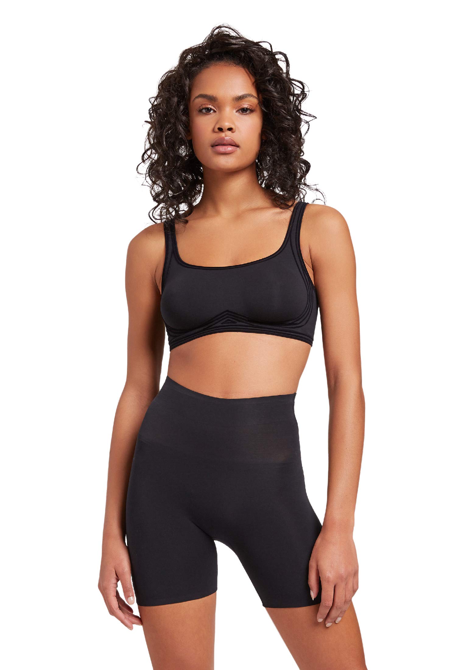 Wolford Women's Cotton Contour Control Shorts Black 46