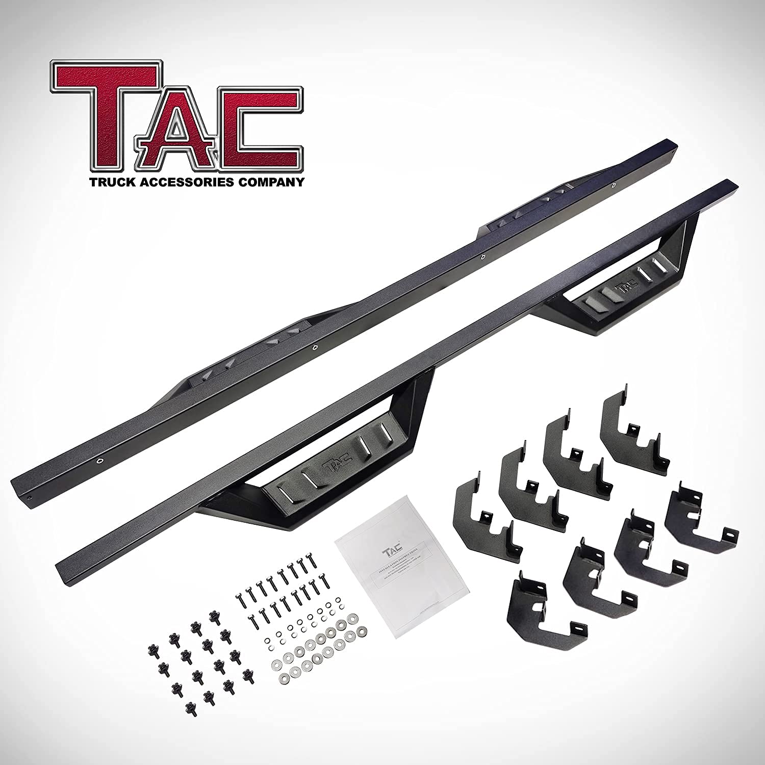TAC Sidewinder Running Boards Fit 20192022 Chevy Silverado/GMC Sierra