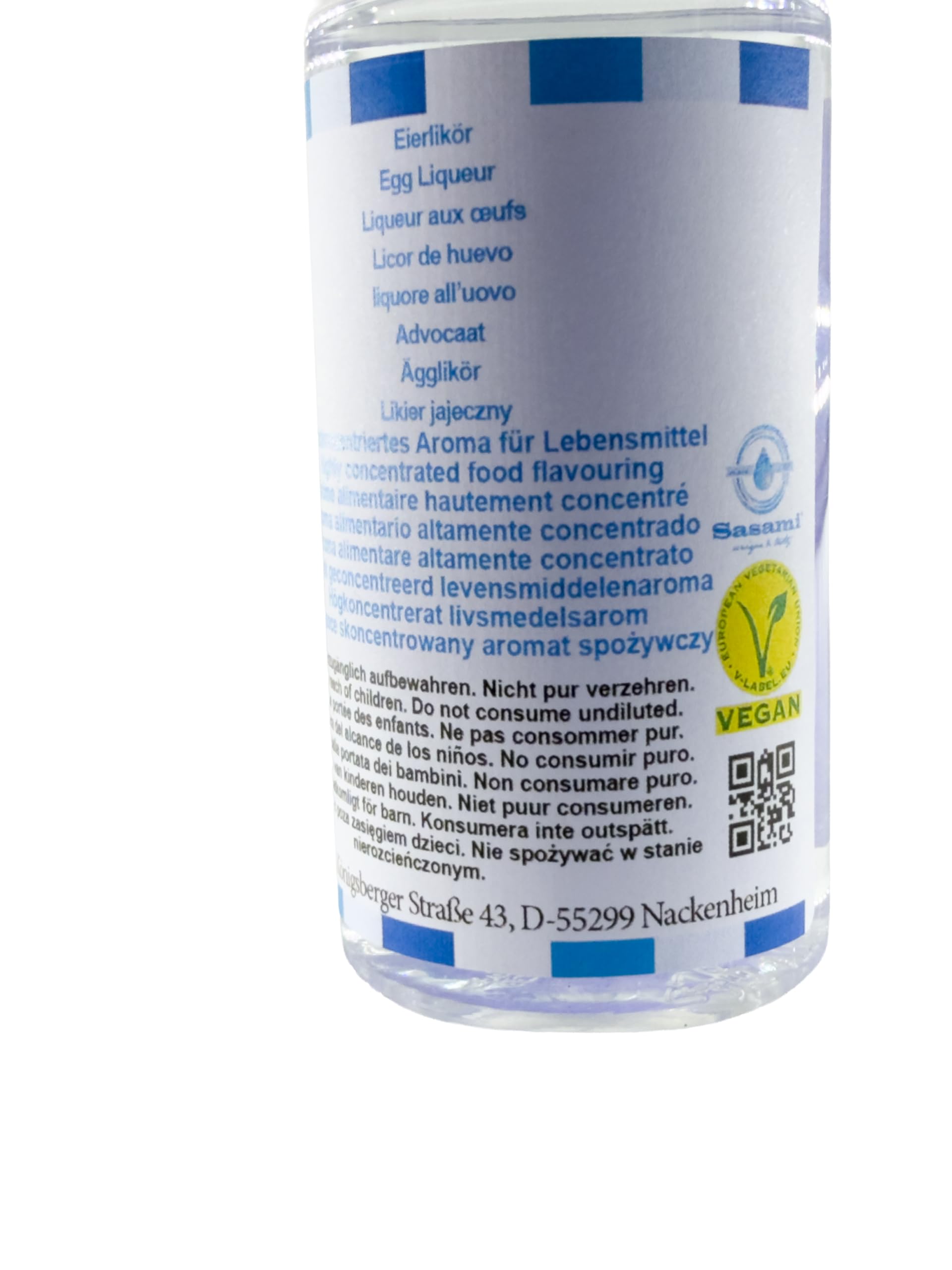 Likier jajeczny aromat koncentrat – Wegański – Sasami – 100ml