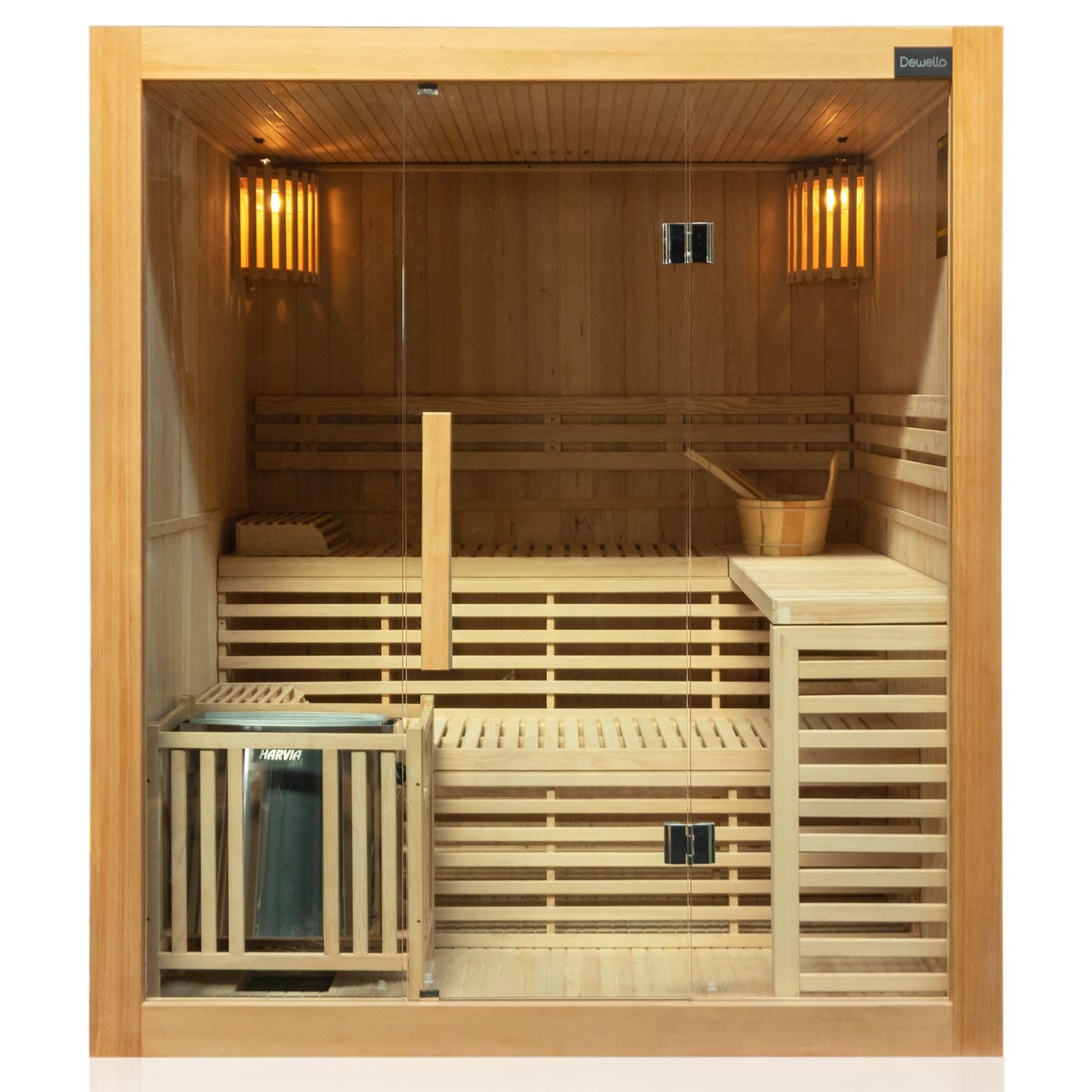Dewello® Finnische Sauna Sarnia 180x140