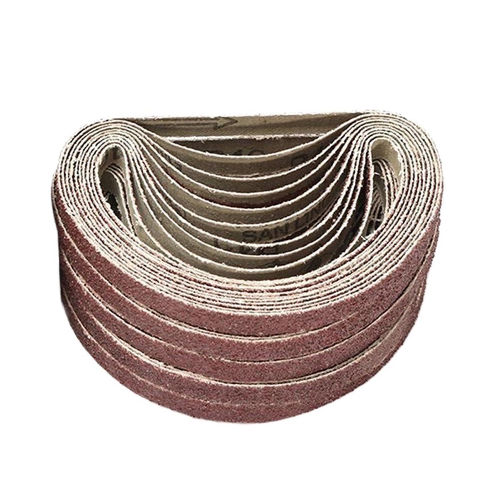 50 Sztuk 15 * 452MM Pasy Szlifierskie 40-800 Grits Papier Ścierny Opaski Ścierne Do Szlifierki Drewno Miękki Metal Szlifowanie Polerowanie(320)