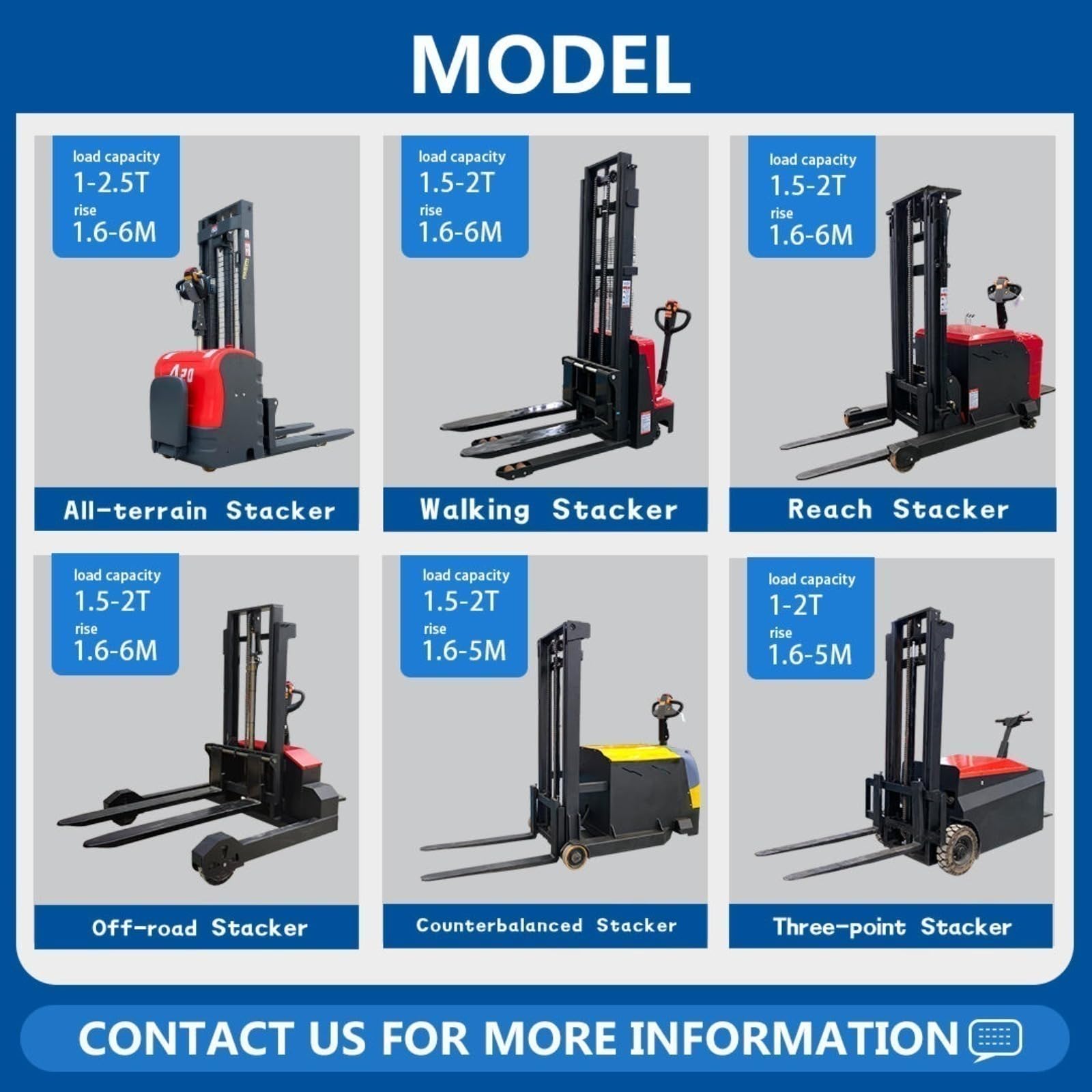 Impilatore di pallet elettrico e manuale, impilatori mobili ad alto sollevamento, camion idraulico compatto per magazzino, fabbrica, supermercato, logistica e movimentazione dei materiali di piccolo