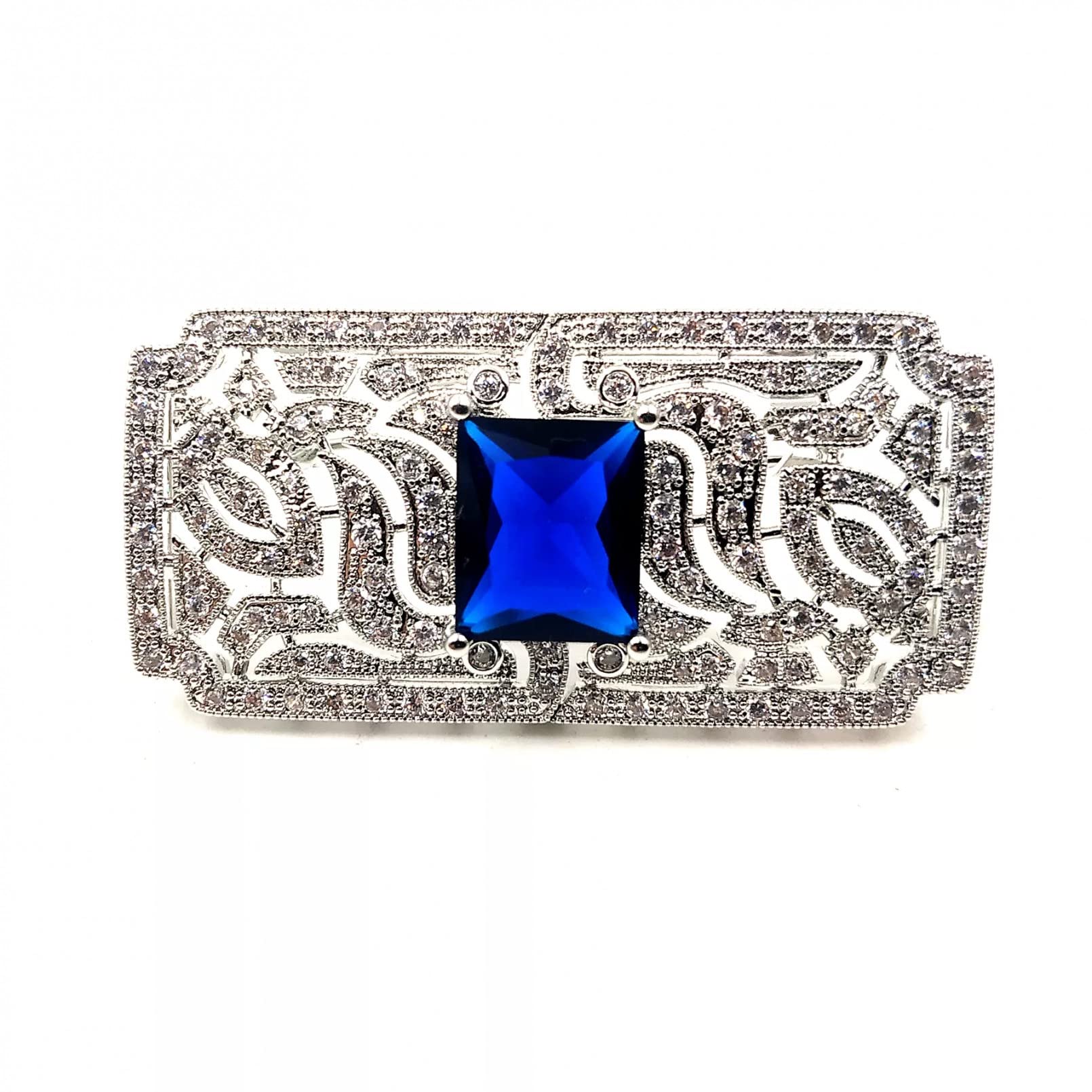WLLLTYBroochSapphire Broche Pin Decorativo Señoras Ropa Accesorios Regalo