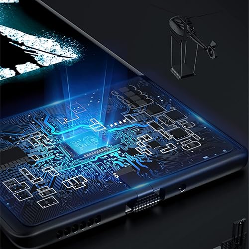 Miniatura 7 de Funda compatible con iPhone 15 Pro, cubierta trasera de vidrio templado colorido que brilla intensamente, a prueba de golpes, para mujeres geniales