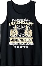 Legend Jimenez Surname Jimenez Last Name Jimenez Tank Top