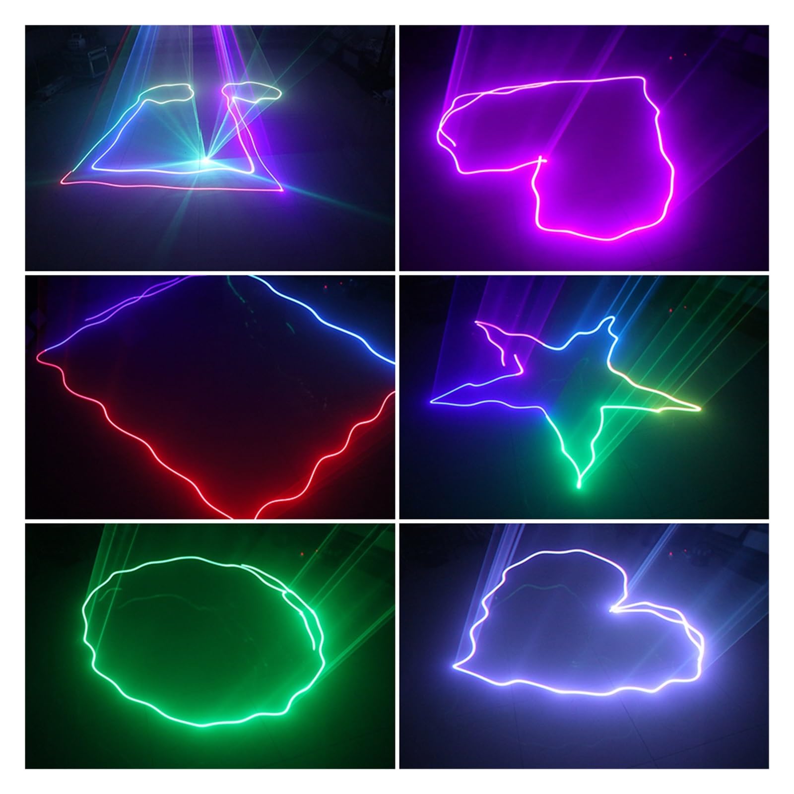 500mw RGB Beam Line Scanner Projector DJ Disco Stage Lighting Effect Dance Party Wedding Holiday Bar Club Luci Per feste e club(Without Remote)