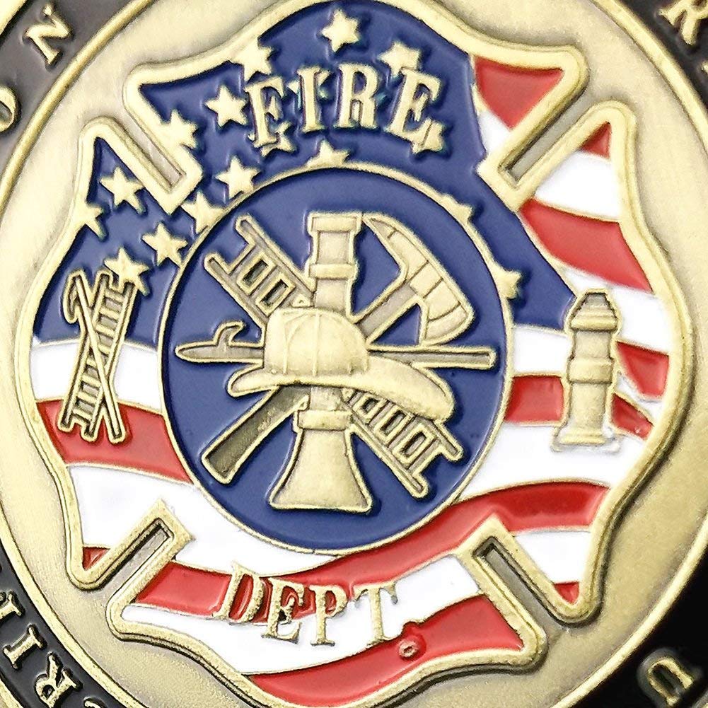 St. Florian Firefighter Prayer Coin - Protect Your Loved Ones -5