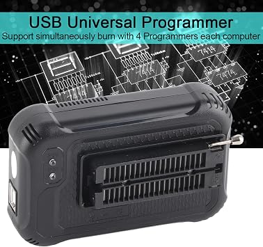 Universal Programmer Kit, USB Universal Programmer for TL86II Plus EEPROM Flash 8051 AVR MCU GAL with 10 AVR Microcontroller One-to-one Soft Encryption Flash Programmers