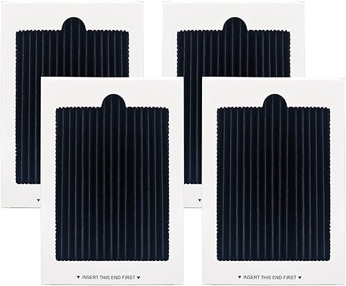 Repuesto para filtro de aire Frigidaire PAULTRA Pure Air Ultra y Electrolux EAFCBF, 242047801, 242047804, 6.5 x 4.75 pulgadas, paquete de 4