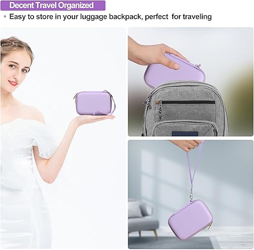 Miniatura 39 de Elonbo Funda de transporte para GL.iNet GL-SFT1200/A1300/AXT1800/MT3000 portátil WiFi Gigabit Router, repetidor de red Wi-Fi inalámbrico 6, soporte