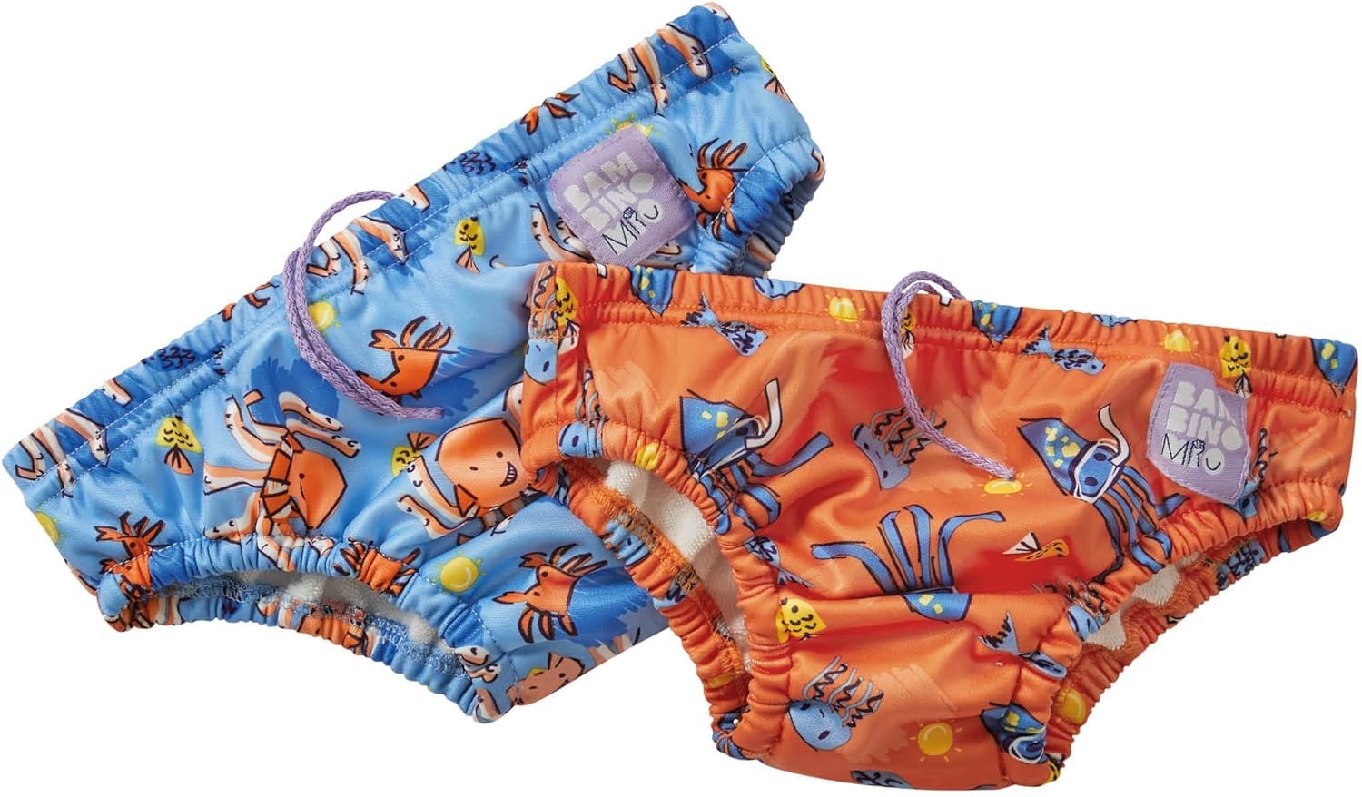 Baby and Toddler Reusable Swim Nappy Pant, 2 Pack 2-3 Years, Bubbles - Boys and Girls