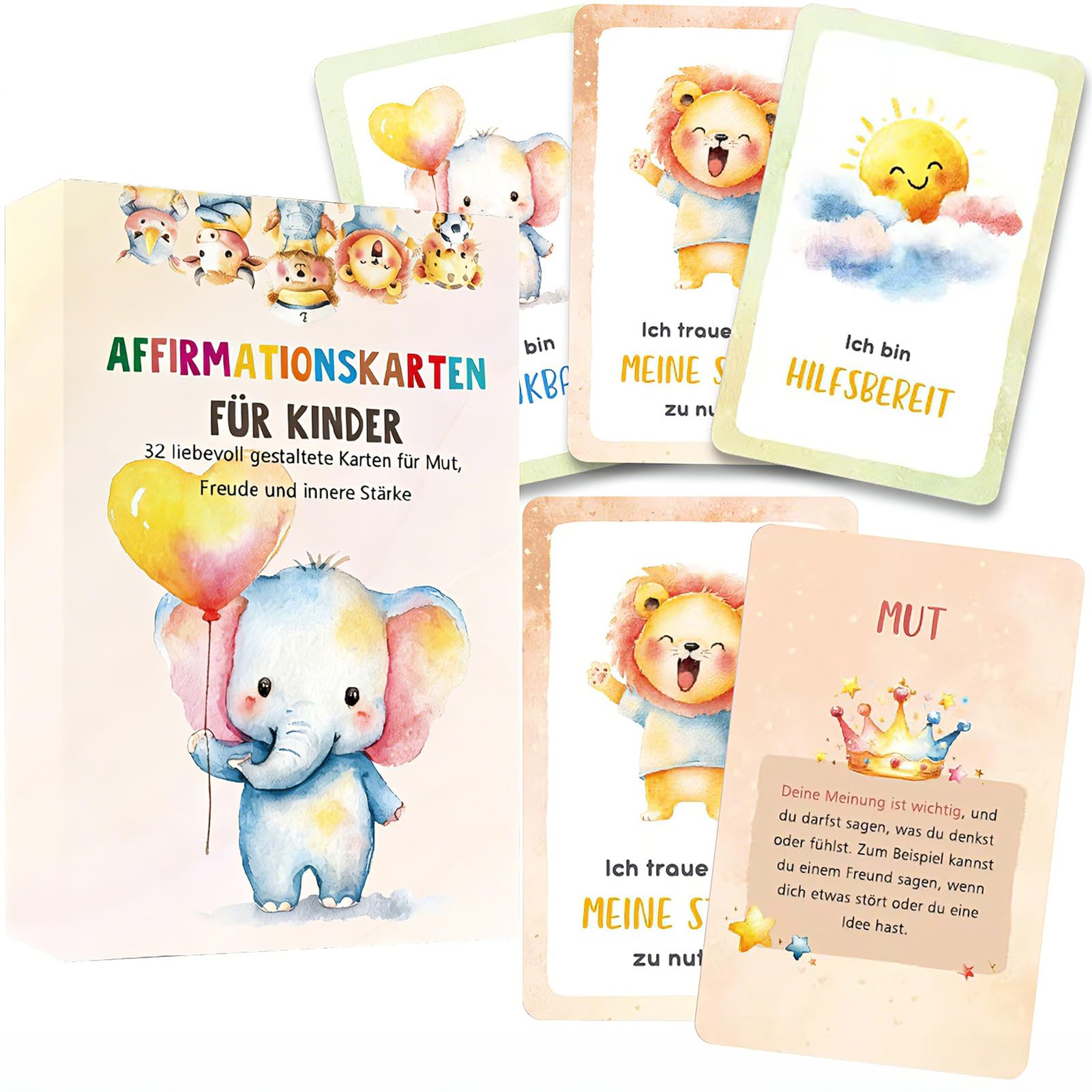 Affirmationskarten für Kinder (Positive Affirmationen)
