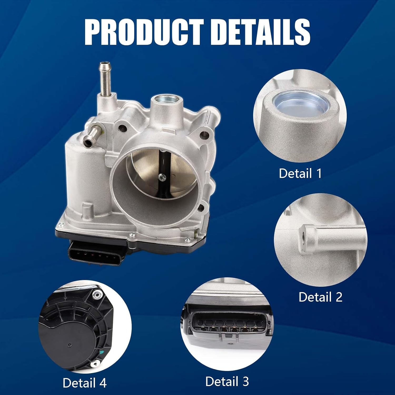 Electronic Throttle Body (For L4-1.8L) Compatible with Toyota Corolla(11-19) Corolla iM (17-18) Matrix (11-14), for Scion iM(16) Replaces 22030-0T080, 22030-0T100, 22030-37050