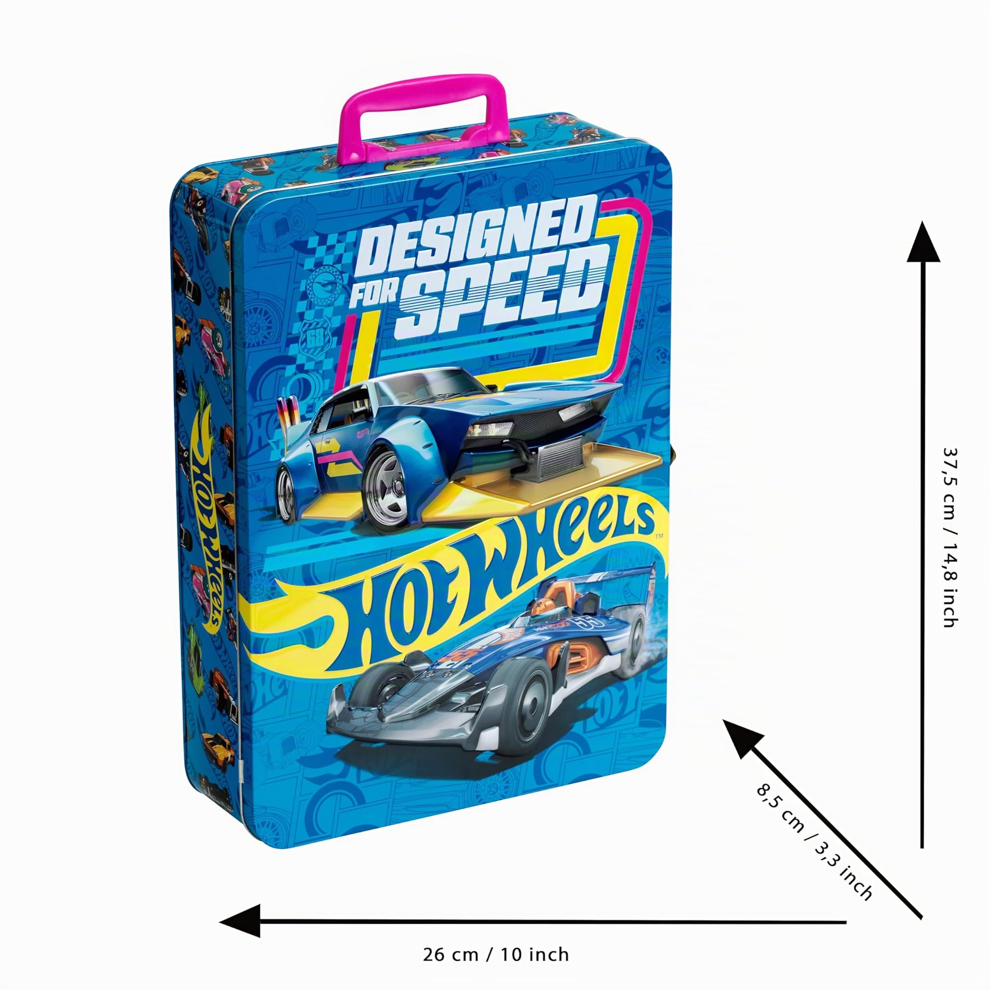 Theo Klein 2881 - Hot Wheels Maltín De Collecionista Para 50 Coches