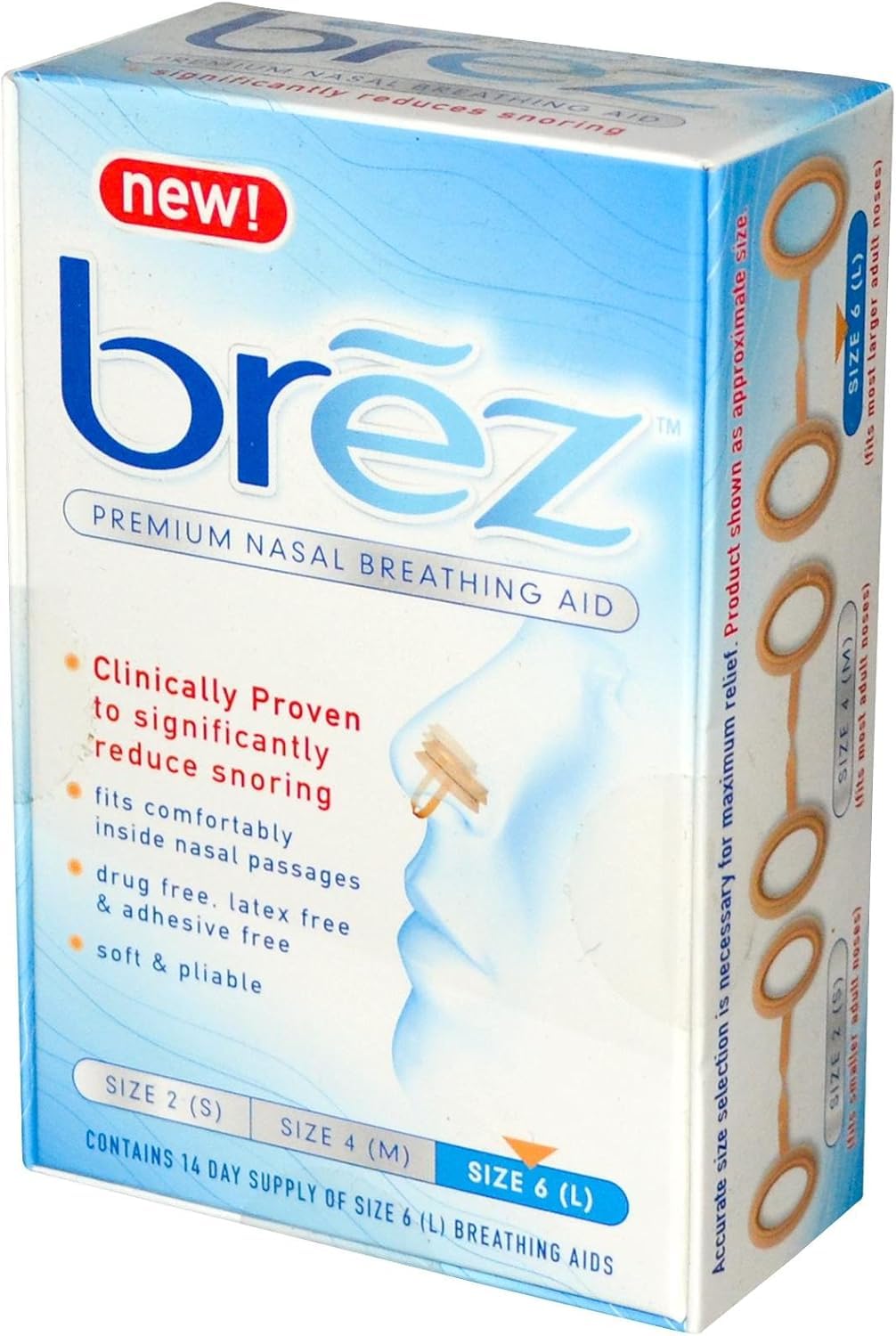 Brez Premium Nasal Breathing Aid (L)