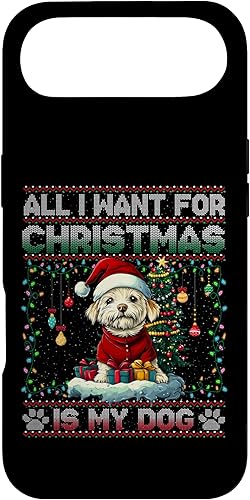 Miniatura 26 de Maltese Christmas Tree Lights Decorations Dog Lover Xmas Case for iPhone 11