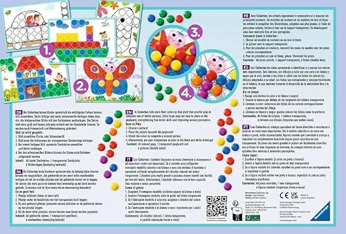 Miniatura 3 de Ravensburger Colorino - Juego atractivo de reconocimiento de color para niños | Mejora la creatividad | Promueve las habilidades motoras finas |