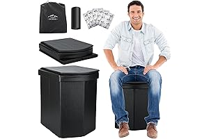 XL Portable Toilet for Adults: Your Essential Outdoor Potty Companion for Adventures!