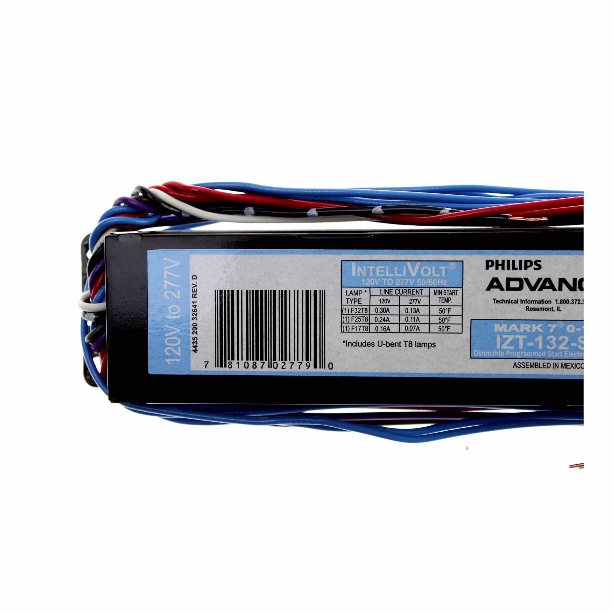 GE 23954 GE259MAX-N-DIY 120/277-Volt UltraMax Electronic Linear Fluorescent T8 Multi-Volt Instant Start Ballast 2 or 1 F96T8 Lamps