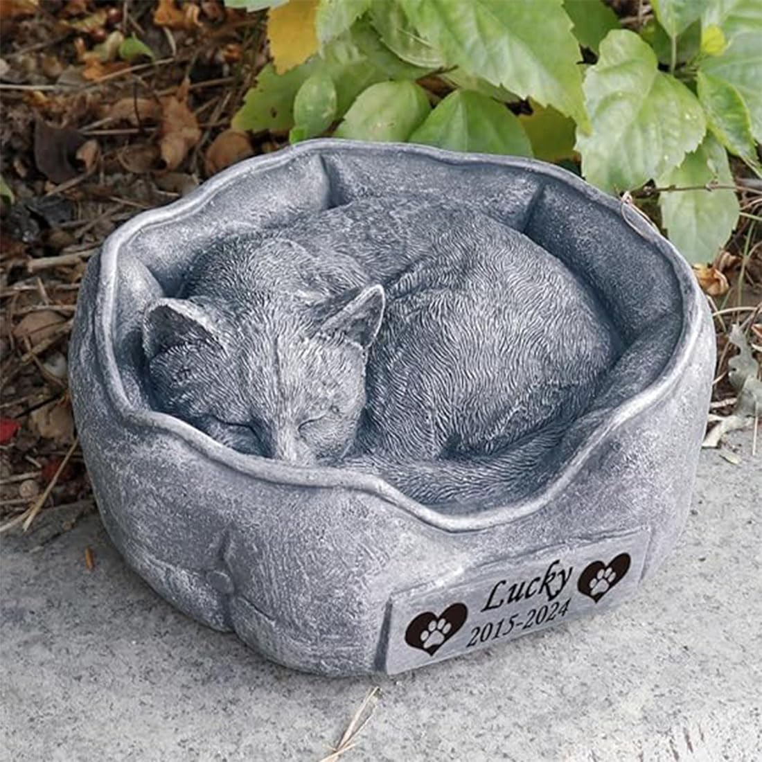 Pietra commemorativa del Gatto Personalizzata Marcatore di Tomba Lapide Giardino Regali Perdita