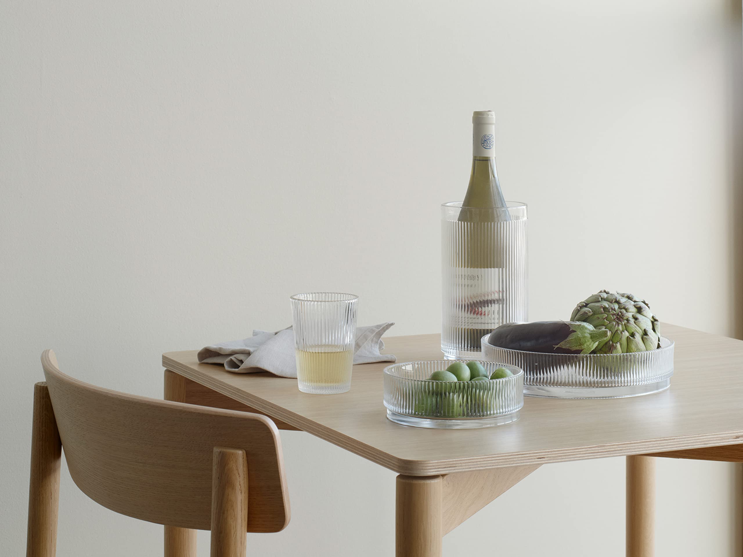 Stelton Servierschale, Glass, Ø 5cm/tiefkühlfest/mikrowellenfest/spülmaschinenfe, x-505, transparent/maschinell geblasenes Glas