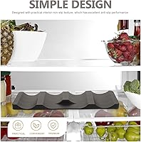 Vista 5 de Alfombrilla de silicona para refrigeradores: Refrigerador de bebidas Estera de apilamiento de vino plegable Apilador de vino de silicona Apilador