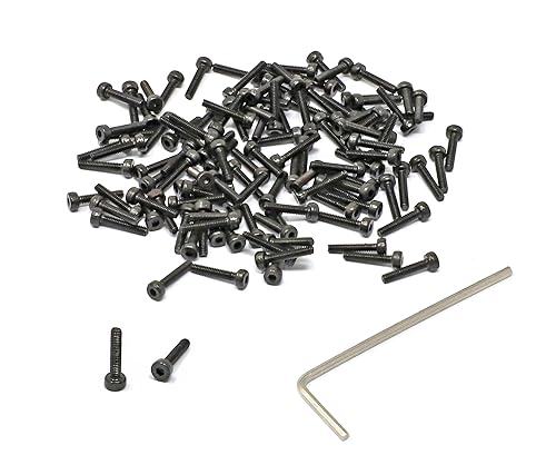 Miniatura 112 de iexcell 720 piezas de acero de aleación M4 x 6/8/10/12/16/20/25/30/35/40/45/50 de grado 12.9, tornillos de cabeza hexagonal, tornillos, arandelas