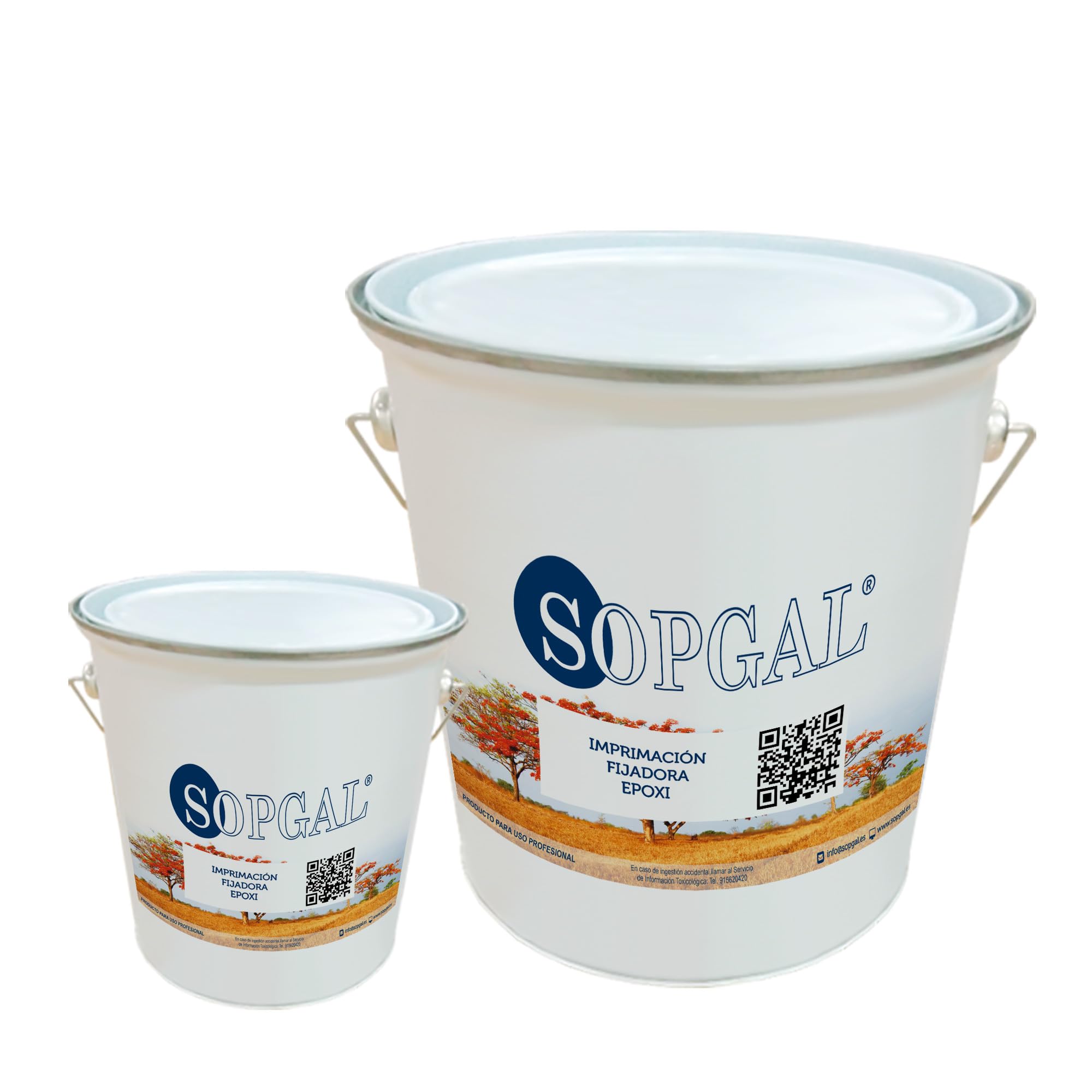 Imprimación Epoxi 3+1Kg Primer fijador Suelos y Terrazas Baja Adherencia | Puente de unión en soportes de baja adherencia para pintar con epoxi, poliuretano o impermeabilizantes con máxima adherencia.