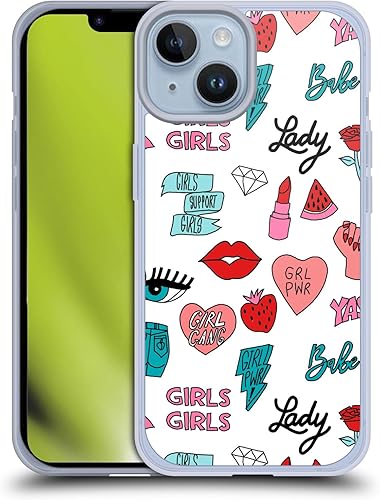 Head Case Designs Officially Licensed Andrea Lauren Design Girl Power Lady Like Gel Case Military Grade Protection Compatible with Apple iPhone 14