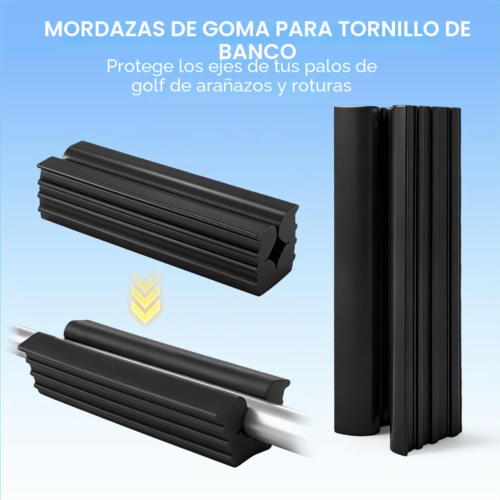 17 Unidades con Kit de Golf, Multicompuesto Antideslizante, para Todo Clima Tipo, Mediano o Estándar