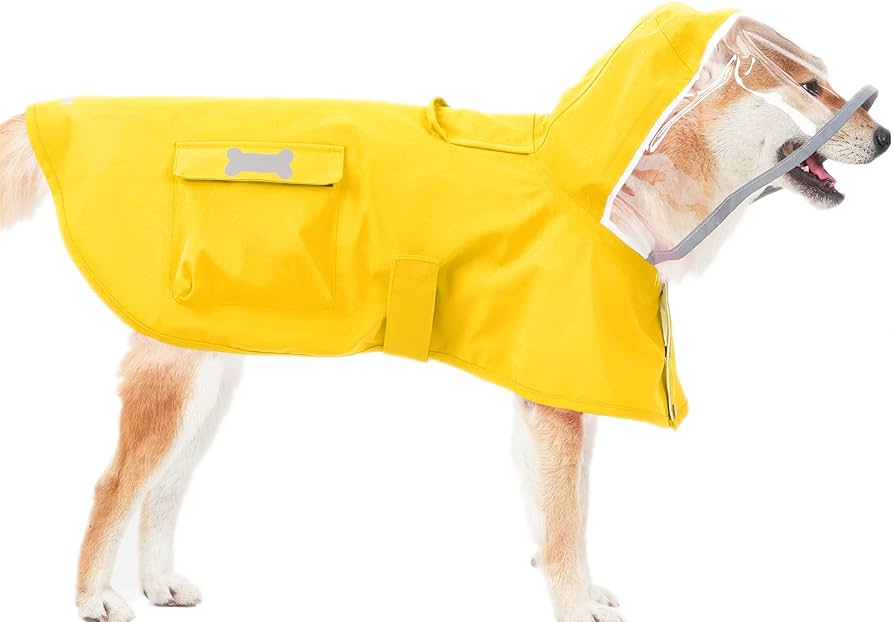 Amazon | MAMORE 犬用レインコート ポンチョ カッパ ドッグ雨具