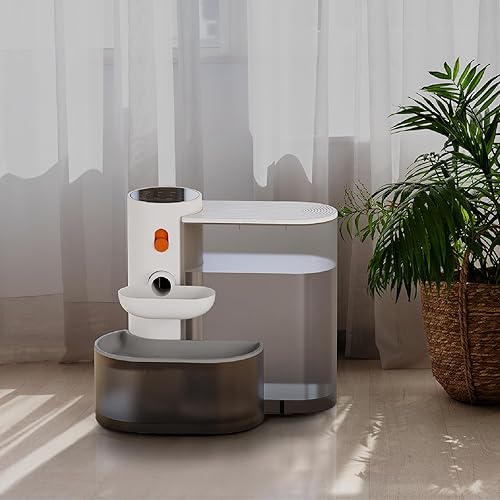 Miniatura 8 de Fuente de agua para gatos Fuente automática para beber mascotas de 101.4 fl oz para gatos y perros, bomba ultra silenciosa, ventana de nivel de