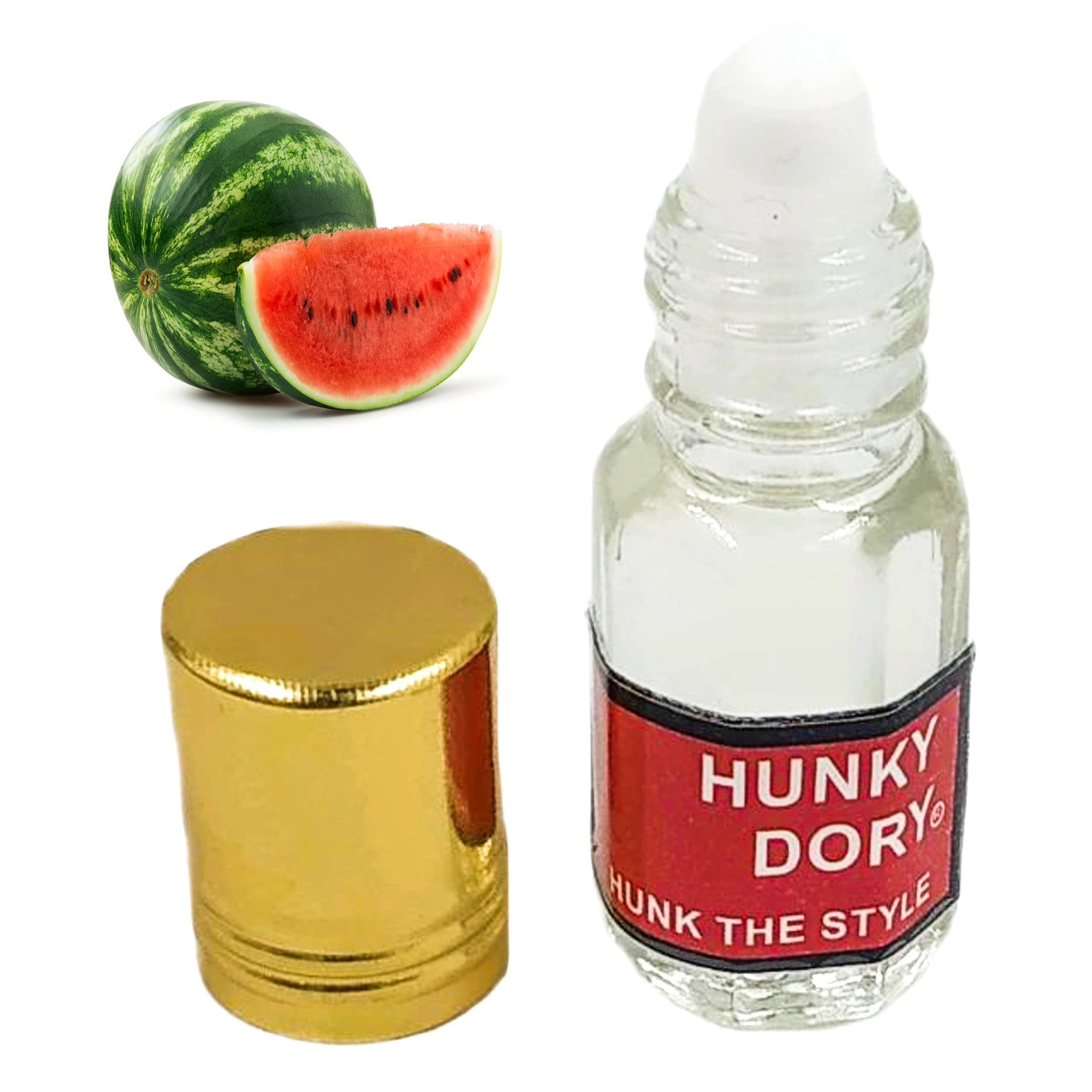 Hunky Dory 3ml Watermelon Attar Roll on Bottle Alcohol Free & Long Lasting Attar For Men Women-image-10