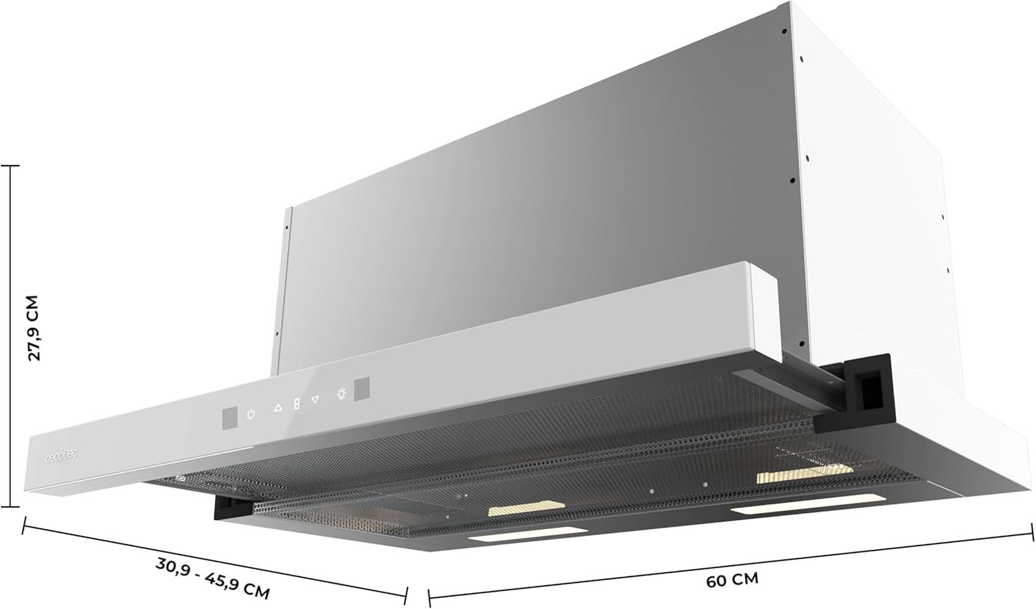 Cecotec Bolero Flux TLT 605501 Telescopic Extractor Hood front view