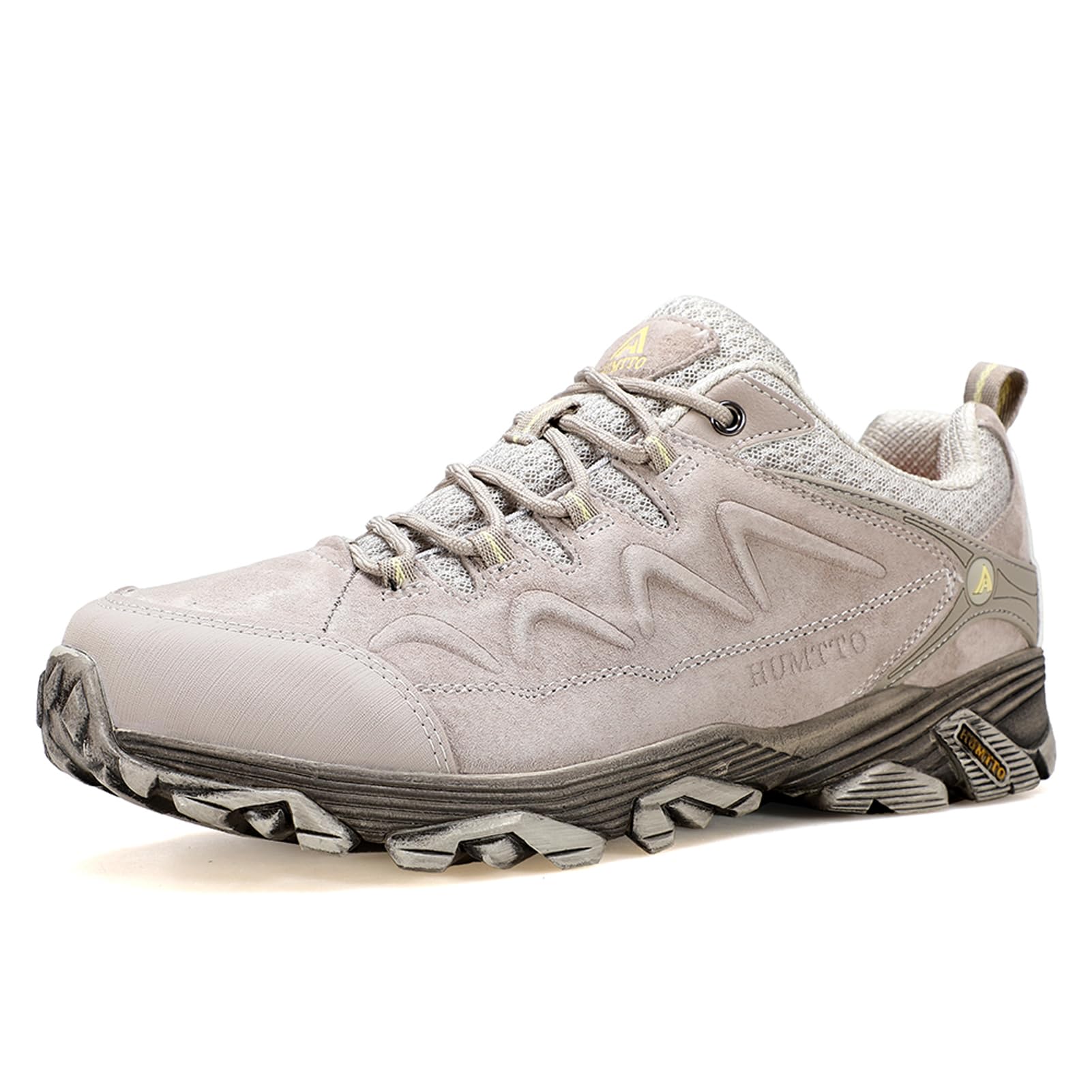 Trekking Shoes, Mid Cut, Men's, Beige, Outdoor Hiking Boots