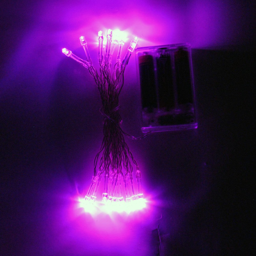 LightsGo Battery Powered Fairy Lights LED Fairy Lights 40LEDs 4M (Pink)