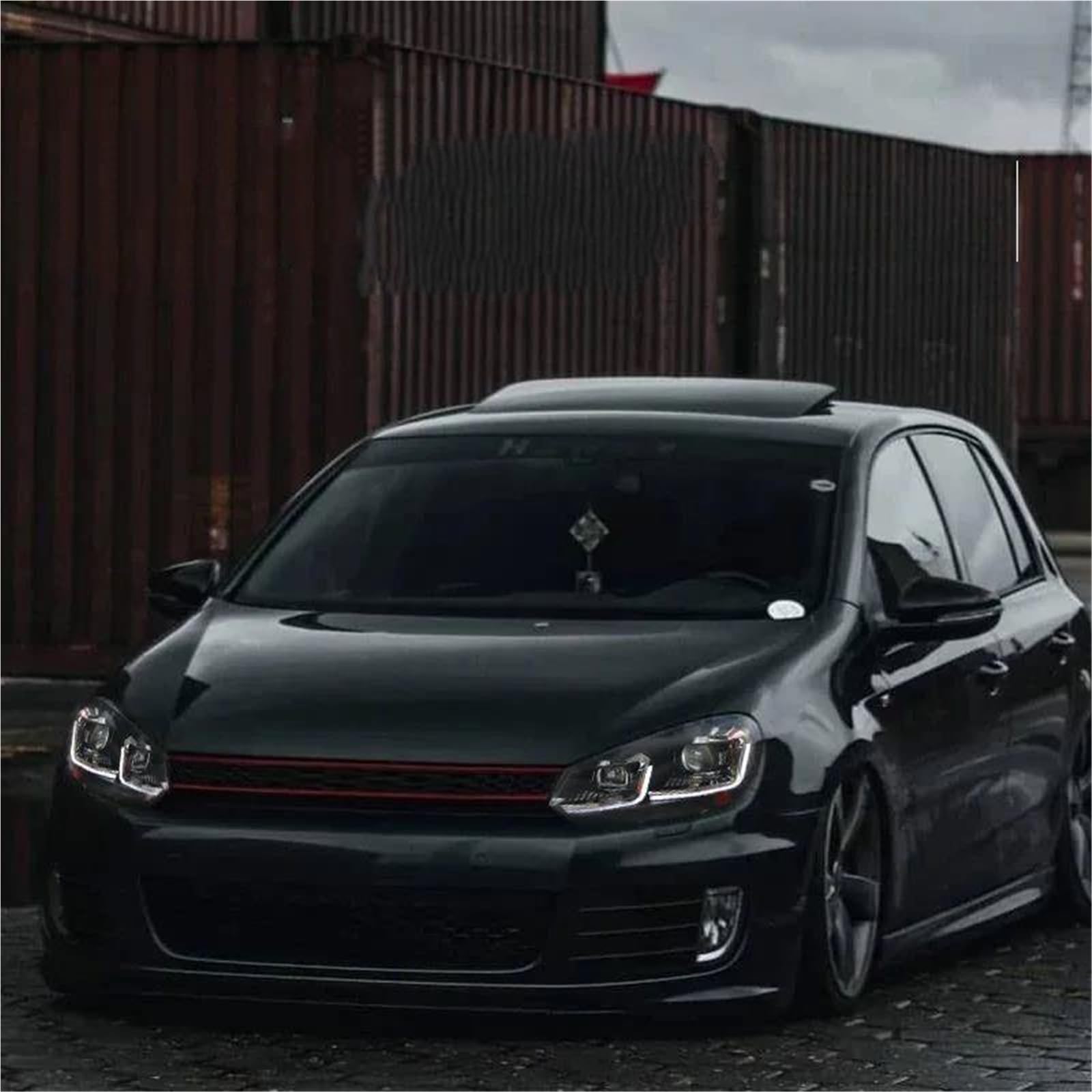 Migliora la sicurezza della guida notturna Gruppo Fari Auto Luce Di Marcia Diurna Streamer Indicatore Direzione Lente Xenon Lam Per VW Per Golf 6 2010-2012