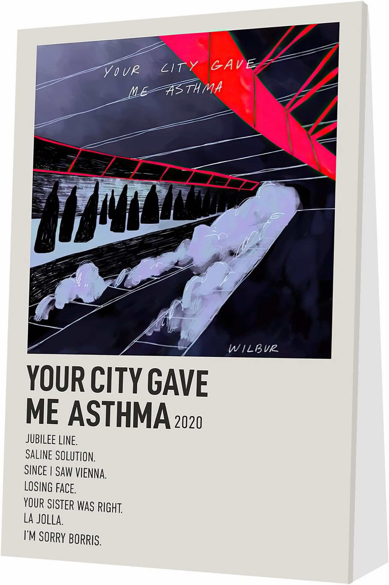 Wilbur Soot Your City Gave Me Asthma Poster Album Poster Album Cover Poster (Unframe 12x18inch)