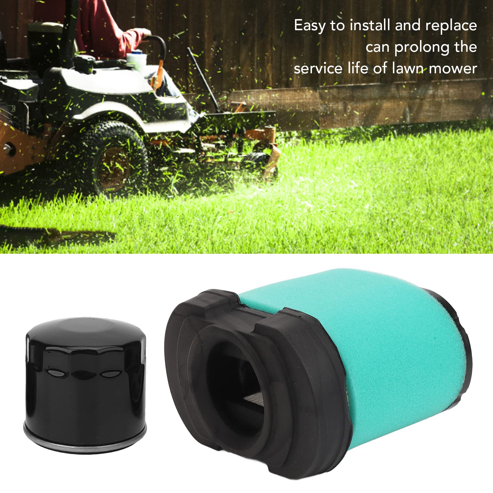 Kit de réparation de filtre à Air avec boucle métallique, ensemble de filtres à carburant en fer et en caoutchouc, remplacement d'outils de jardin pour tondeuse à gazon