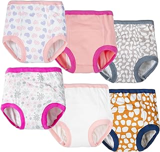Joyo roy Training Pants For Baby Girl 1Year 6pack Reusable Training Pants Cloth Nappies Potty Training Pants Girls Pants Potty Training Pants Training Underwear For Girls Reusable Nappies Nappy Pants