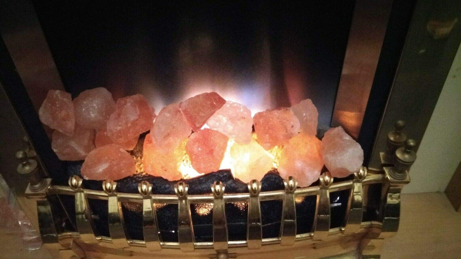 Sel de roche rose et blanc pour le bain spa détox Semelles d'équilibre décoration, thérapie, relaxation 100% authentique pur naturel de qualité supérieure sel de l'Himalaya (10 kg de morceaux rose)