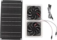 Vista 1 de Ventilador del generador solar, extractor de aire accionado solar compacto de 5 V para RV