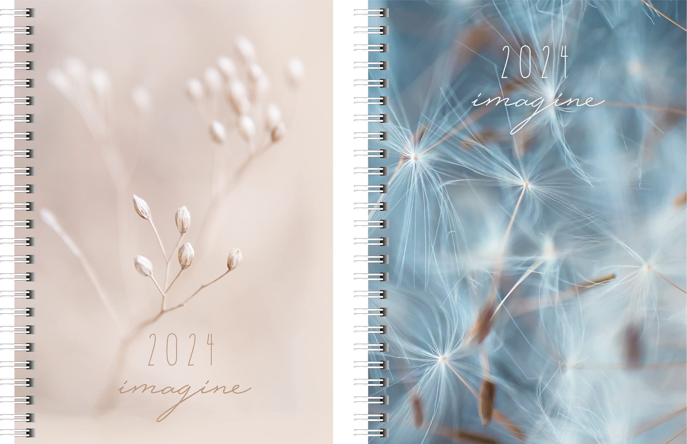 rido/idé Futura 2 Weekly Calendar 2 2024 2 Pages = 1 Week Sheet Size 14.8 x 20.8 cm 2 Designs