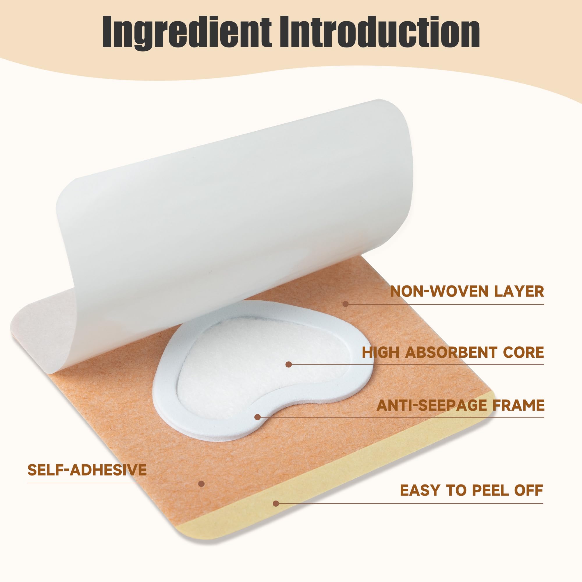 45Pcs Castor Oil Patches for Belly Button, Self-Adhesive Castor Oil Pack Wrap Disposable, Portable Highly Absorbent Belly Button Cover, No Wash, Easy to Use, Heart-Shaped (Oil Not Included)