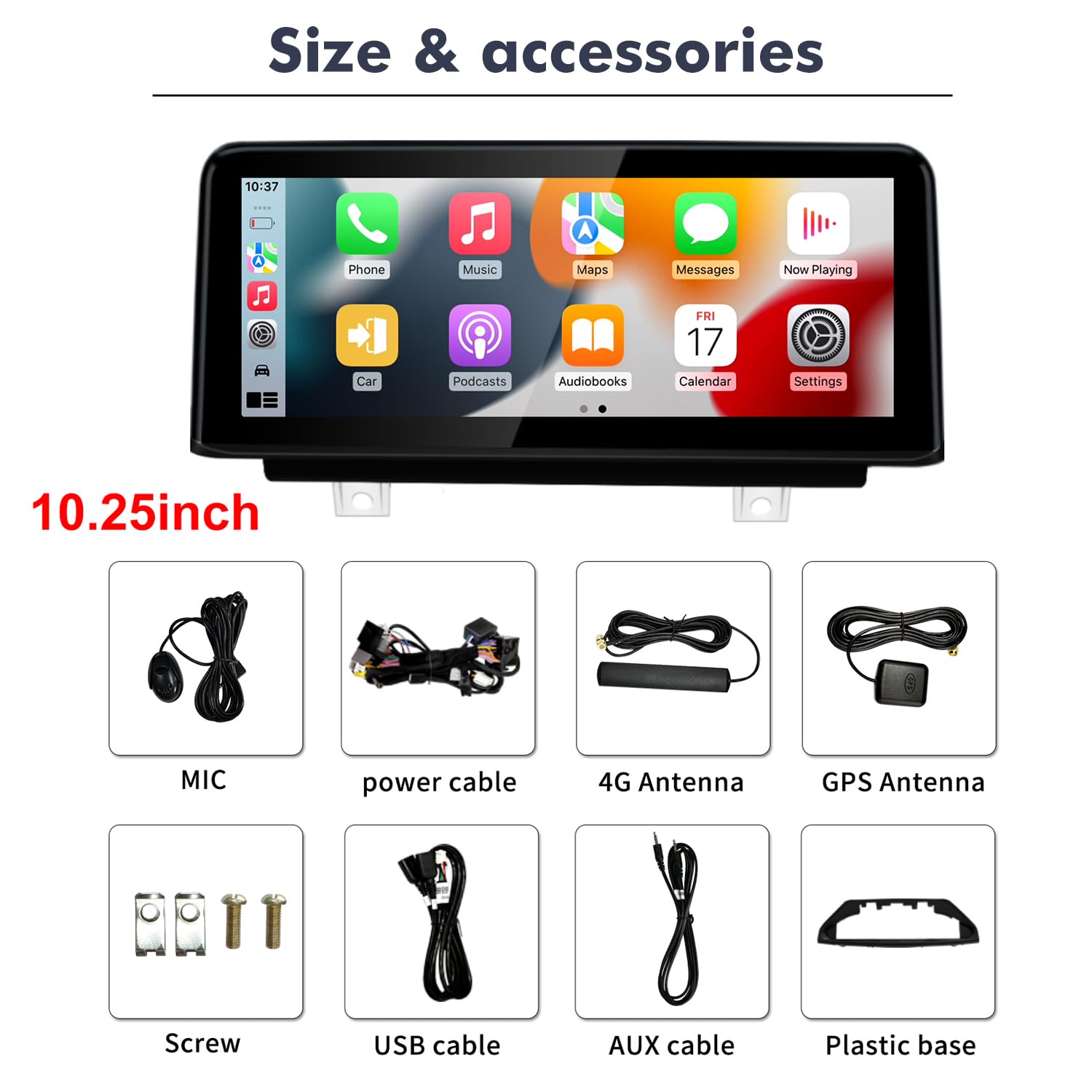 X1 I-DRIVE 8917 2+32カーナビ CarPlay+auto機能付 Amazon.com: 10.25 Inch Car Touchscreen Wireless CarPlay Android