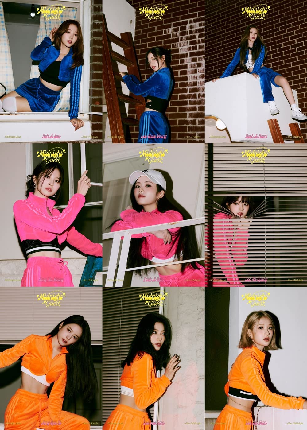 Midnight Guest 4th Mini Album After Midnight Version CD+72p PhotoBook + 1p pocztówka + 1 x mini karta + 1 x zdjęcie filmowe + 2 szt. karta zdjęciowa + 1 x papier tekstowy + śledzenie Kpop