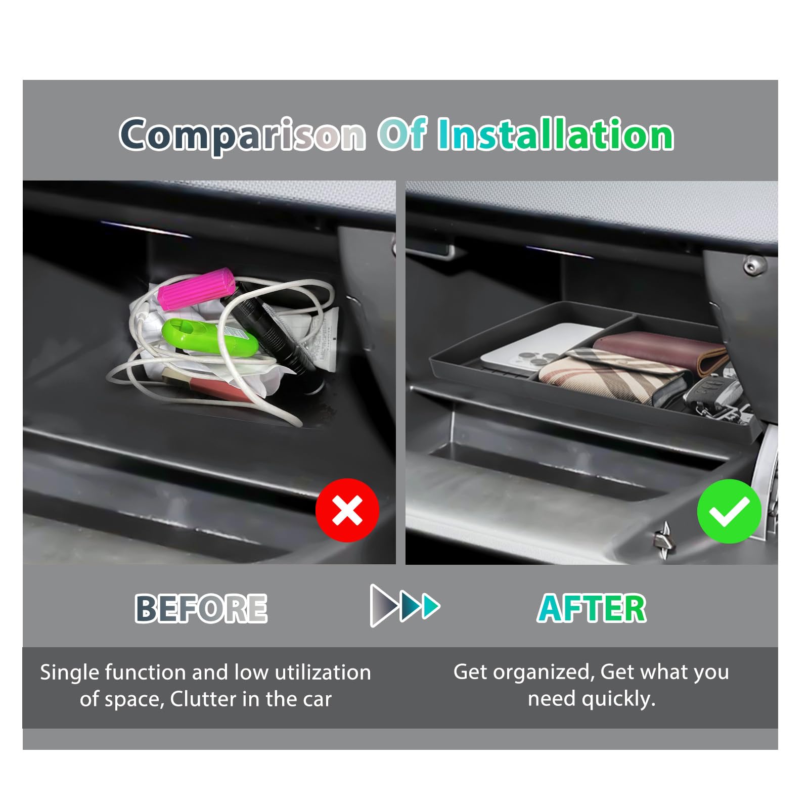 GAFAT Compatible con Hyundai Ioniq 5 N-line 2021-2025 2026 Organizador de Consola Central para Guantera, Facelift Ioniq 5 2024 Accesorios Caja de Almacenamiento, de Goma Blanda TPE, Plegable